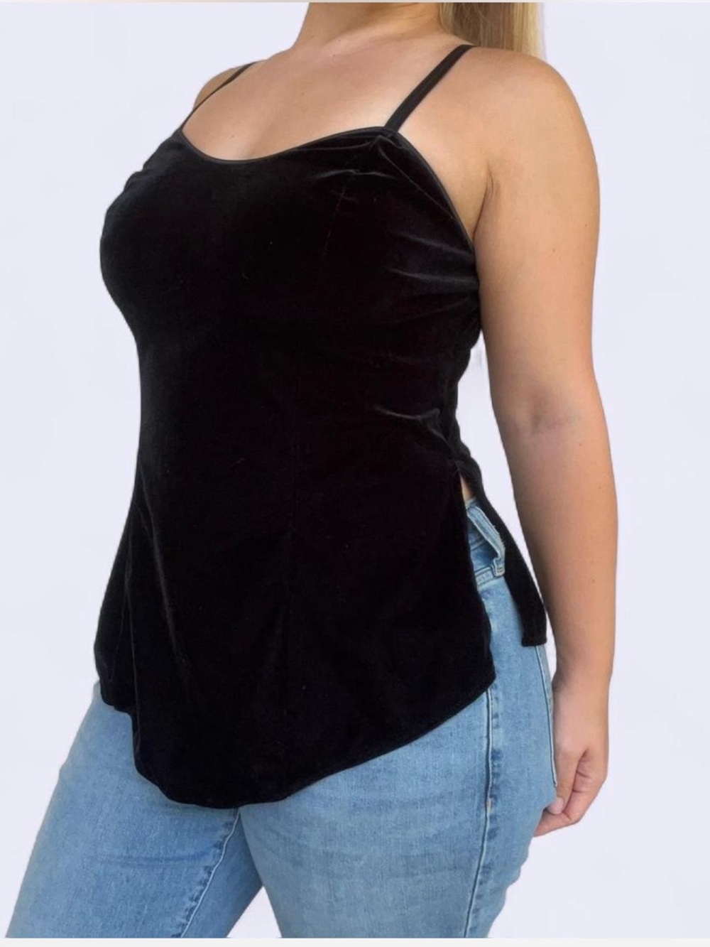 Cassini Vintage 90s Velvet Cami Lingerie Top 🖤